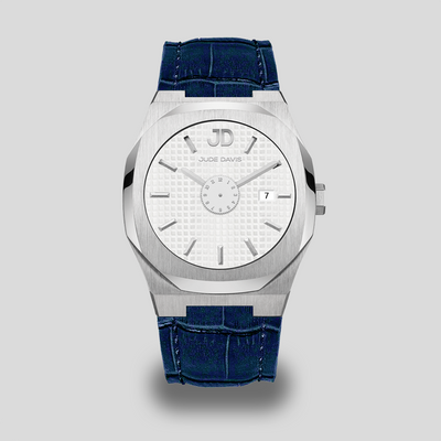ap watch d1 milano marque de montre francaise homme classe luxe verre saphir bracelet silicone cadran blanc cadran damier quadrillage Miyota Citizen GM10 made in france design